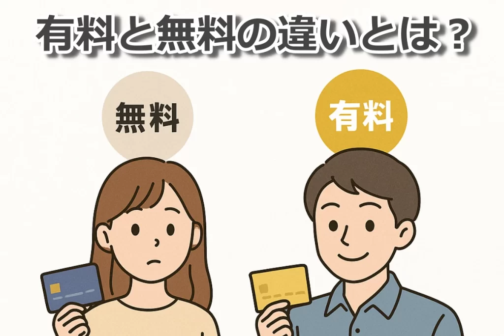 クレカ年会費の有料・無料の違いについて