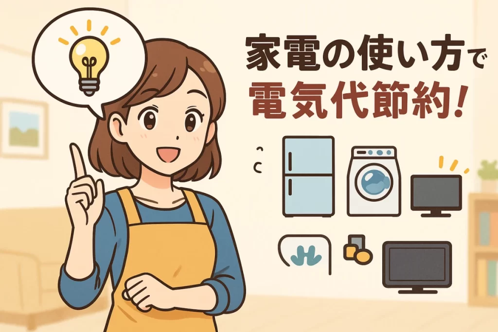 家電の使い方で電気代節約