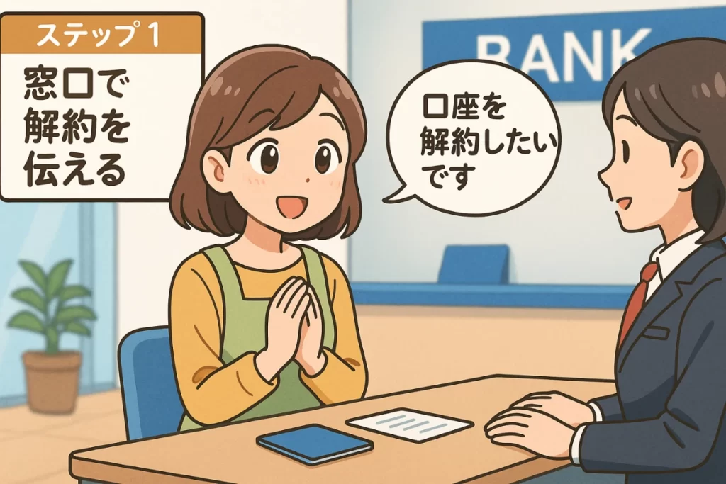 銀行口座を解約する