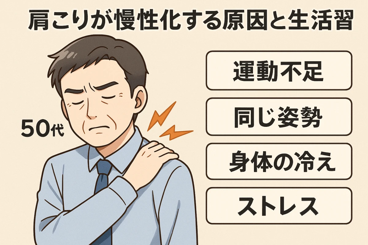 50代男性の肩こりの原因
