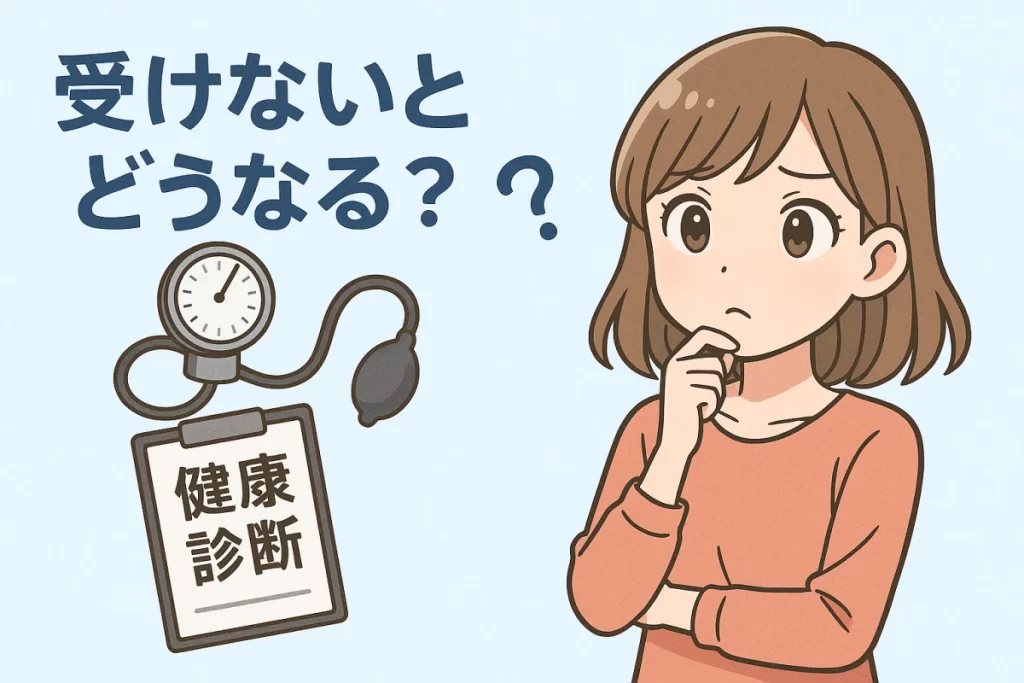 健康診断を受けないとどうなる?