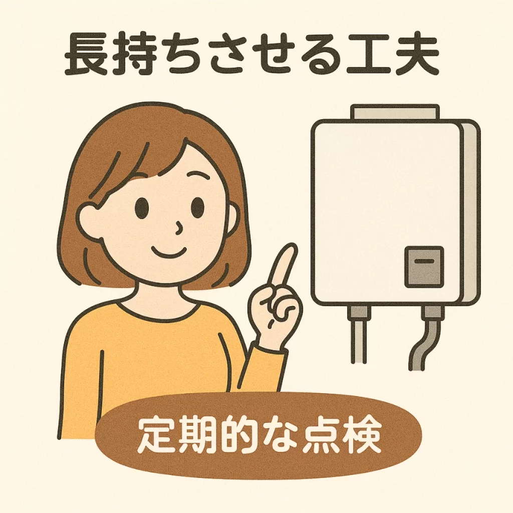 給湯器を長持ちさせる工夫