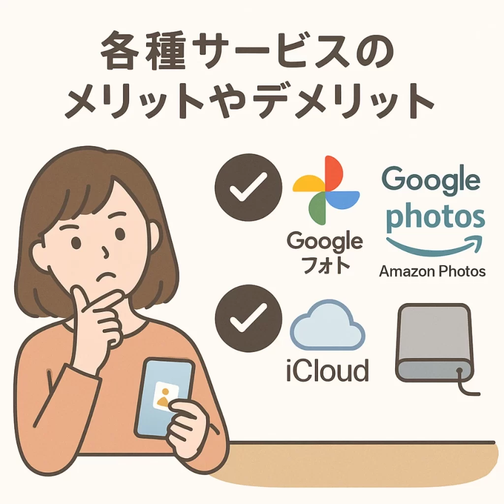 写真保存サービスのメリットとデメリット
