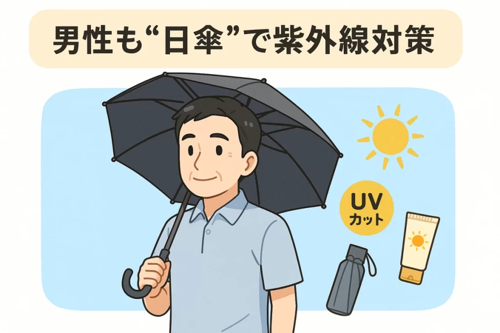 紫外線対策は日傘