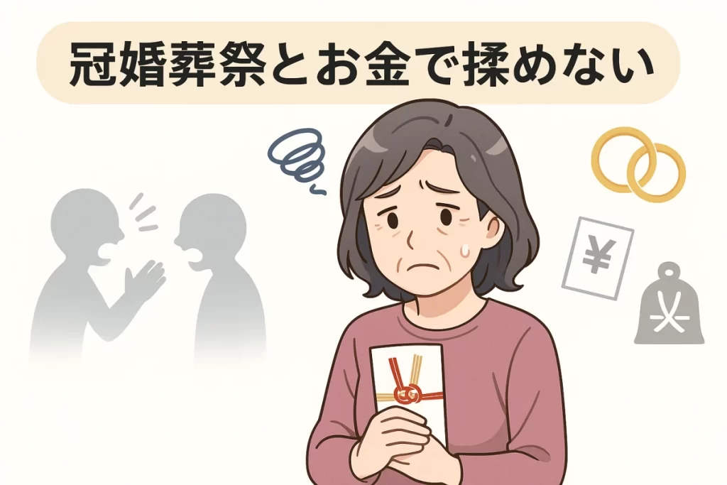 冠婚葬祭で親戚と揉めたくない女性