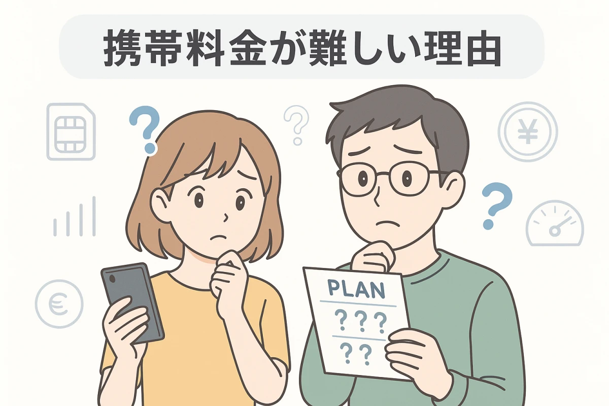 携帯料金の計算が難しい理由