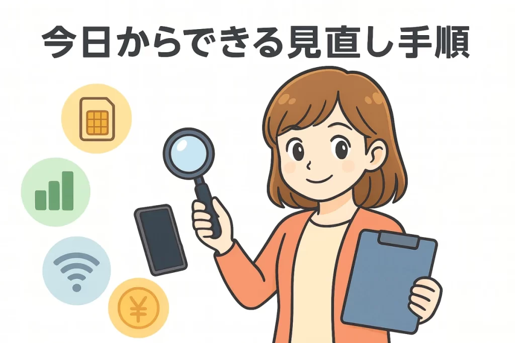 通信費の見直しプラン