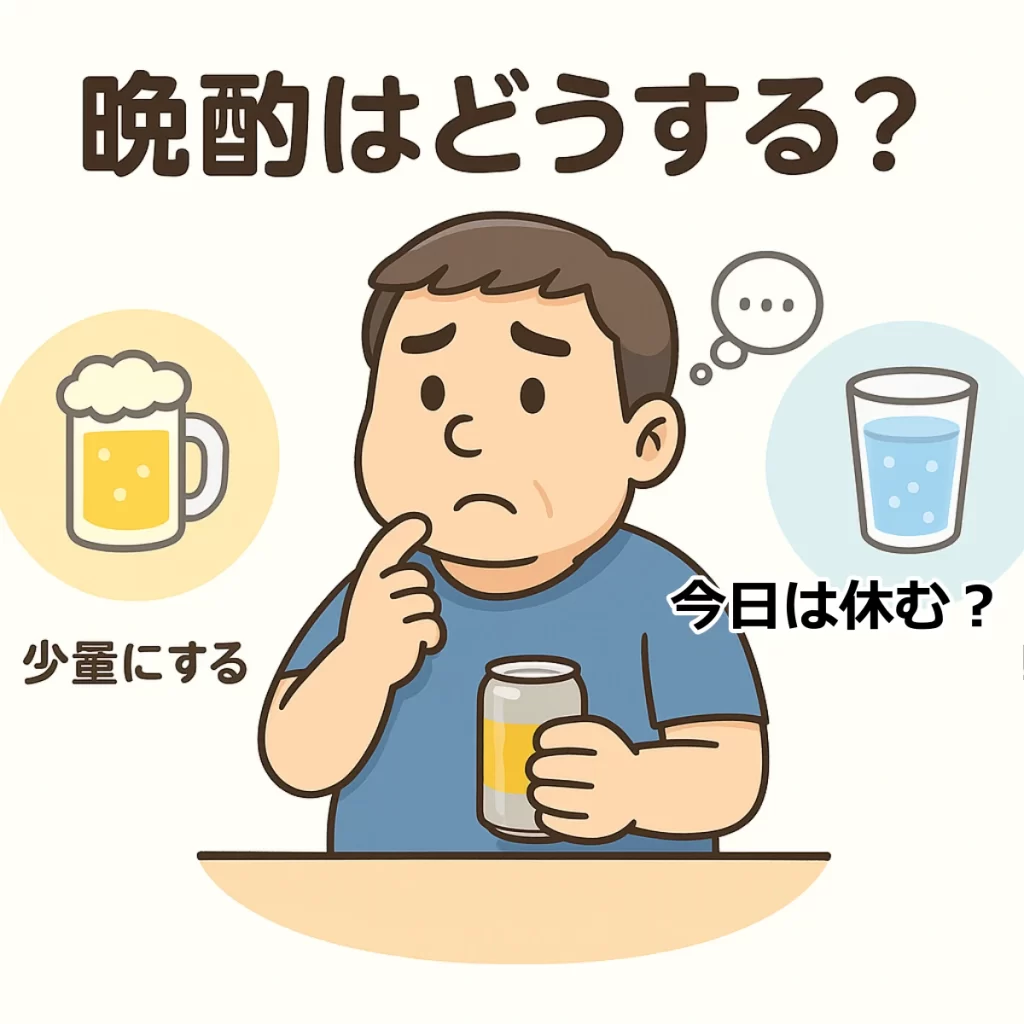 晩酌はどうする？