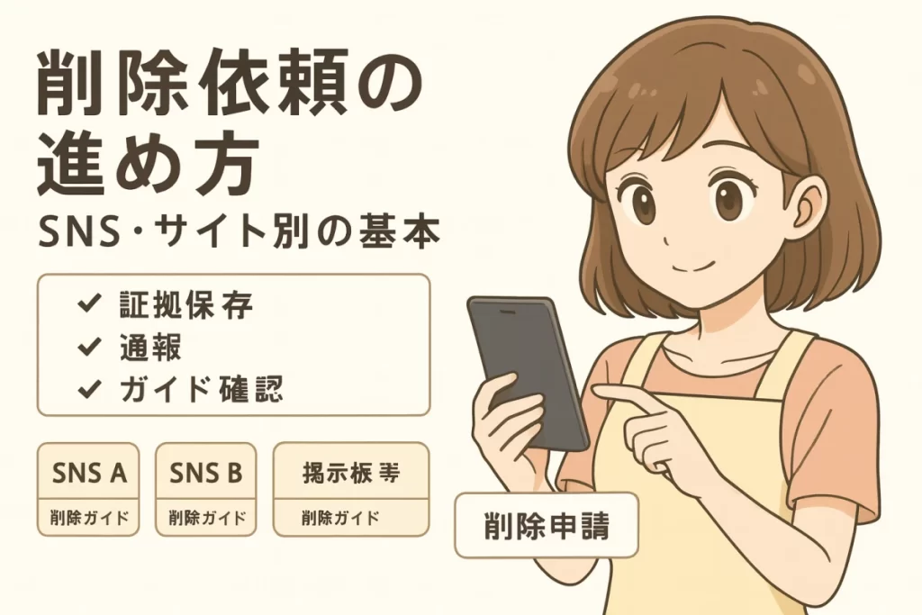 誹謗中傷の削除依頼