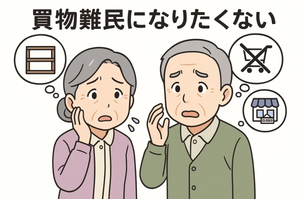買物難民になりたくない