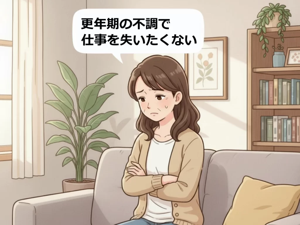更年期で仕事を失いたくない