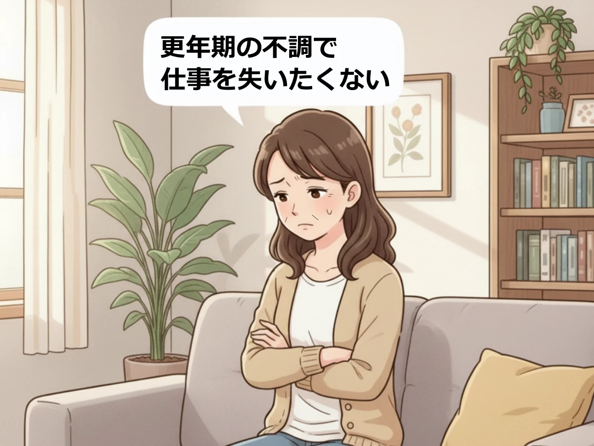 更年期で仕事を失いたくない